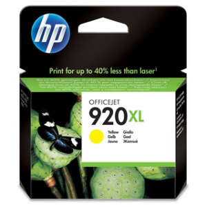 HP 920XL HIGH YIELD YELLOW ORIGINAL INK CARTRIDGEHP OFFICEJET
6000/6005/6500/7000/7500/920 – Image 1
