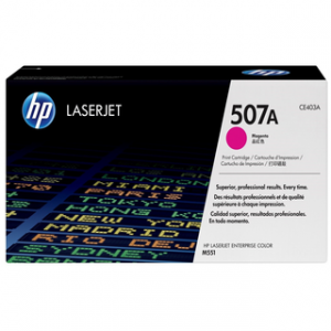HP 507A MAGENTA ORIGINAL LASERJET TONER CARTRIDGEHP LJC MFP M575/M570/M551
MAGENTA CRTG – Image 1