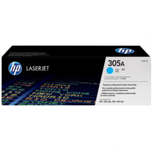 HP 305A CYAN ORIGINAL LASERJET TONER CARTRIDGEHP LJC M451/M475 CYAN CRTG – Image 1