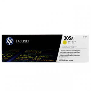 HP 305A YELLOW ORIGINAL LASERJET TONER CARTRIDGEHP LJC M451/M475 YELLOW CRTG – Image 1