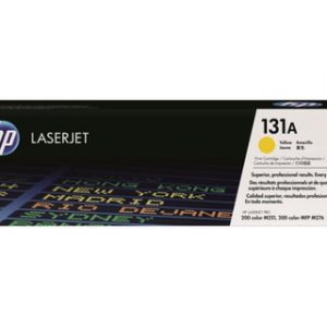 HP 131A YELLOW ORIGINAL LASERJET TONER CARTRIDGEHP CLJ M251/M276 YELLOW CRTG – Image 1