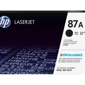 HP 87A BLACK ORIGINAL LASERJET TONER CARTRIDGEHP LJ M527 MFP/M506/M501 BLACK
CRTG – Image 1