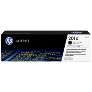 HP 201X HIGH YIELD BLACK ORIGINAL LASERJET TONER CHP CLJ M252/M274/M277 BLACK
CRTG – Image 1