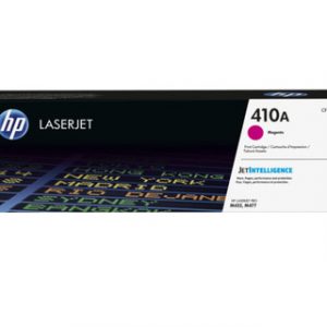 HP 410A MAGENTA ORIGINAL LASERJET TONER CARTRIDGEHP CLJ M452/MFP M377/MFP M477
MAGENTA CRTG – Image 1