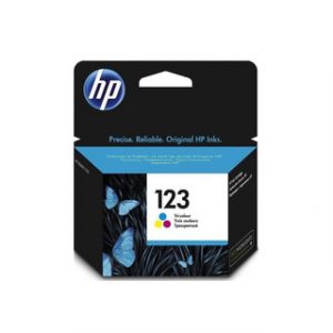 HP 123 TRI-COLOR ORIGINAL INK CARTRIDGEHP OFFICEJET 4655 /HP DESKJET
2130/3630/3733 – Image 1