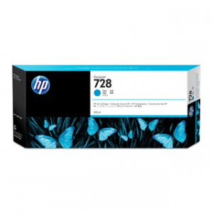 HP 728 300-ML CYAN DESIGNJET INK CARTRIDGE HP DESIGNJET T730/T830 – Image 1