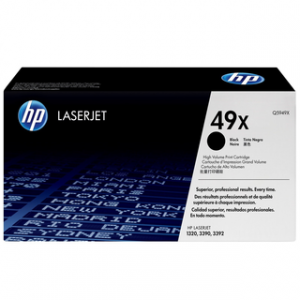 HP 49X HIGH YIELD BLACK ORIGINAL LASERJET TONER CAHP LJ 1320/3390/3392 BLACK
CRTG – Image 1