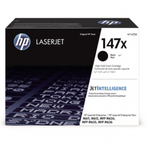 HP 147X BLACK LASERJET TONER CARTRIDGE 25 200 PAGES POUR M610, M611, M612, MFP M635, MFP M636 – Image 1