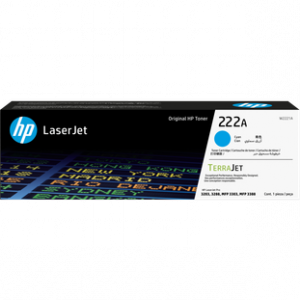 HP 222A CYAN ORIGINAL LASERJ TONER 1200 PAGES FOR CLJ PRO 3203DW CLJ PRO MFP 3303FDN 3303FDW 3M – Image 1
